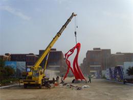 hj1728 不銹鋼雕塑—舞_青島國際服裝城不銹鋼雕塑、石雕、玻璃鋼雕塑_濱州宏景雕塑有限公司